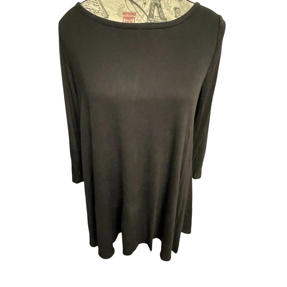 Chic Black Women's Tunic Top